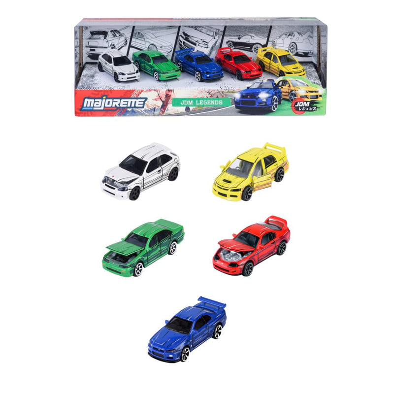 Majorette JDM Legends Anime 5 Pieces Giftpack