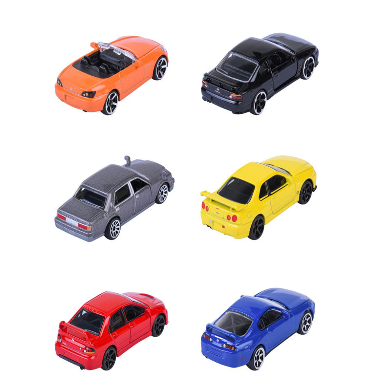 Majorette JDM Legends Premium Car -Set of 6