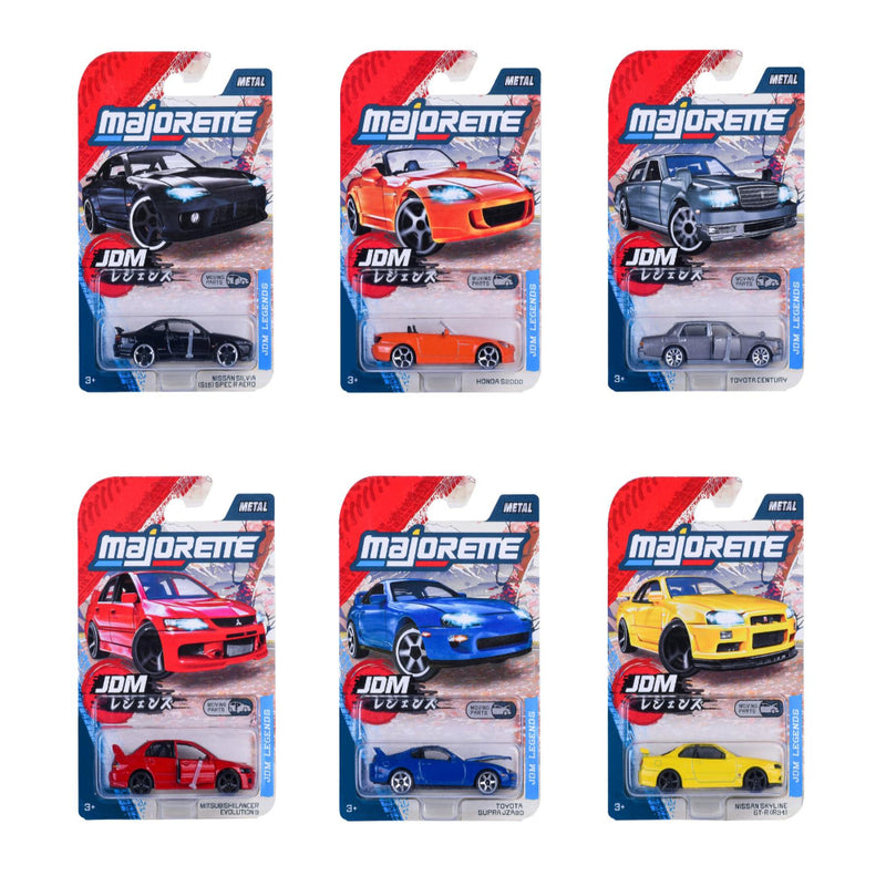 Majorette JDM Legends Premium Car -Set of 6
