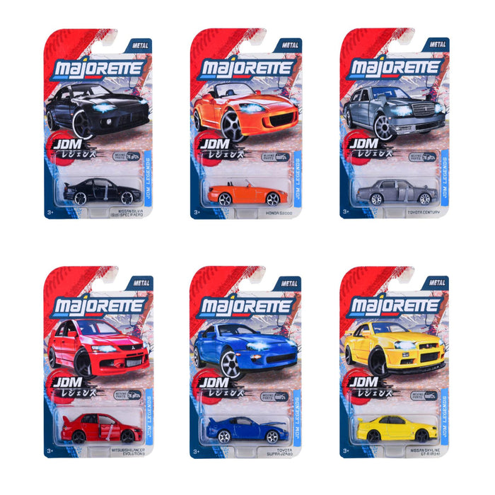 Majorette JDM Legends Premium Car -Set of 6-Vehicles-Majorette-Toycra
