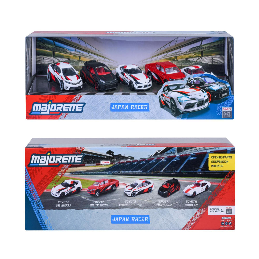 Majorette Japan Racer 5 Pieces Giftpack | Buy Online at Toycra