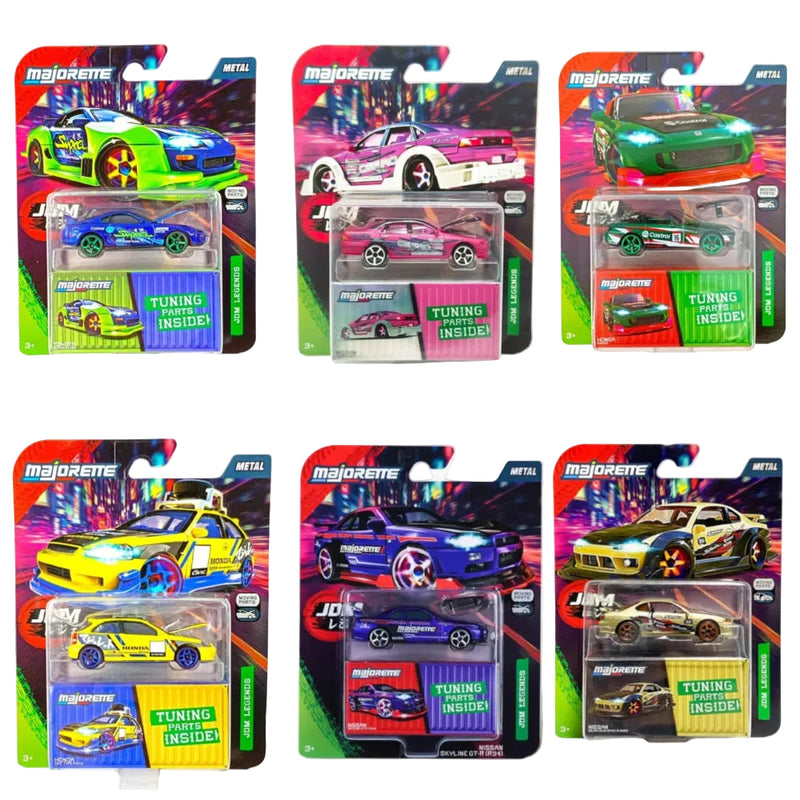 Majorette Jdm Legends Set of 6 Pieces