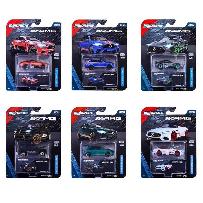 Majorette Mercedes-AMG Deluxe Cars -Set of 6