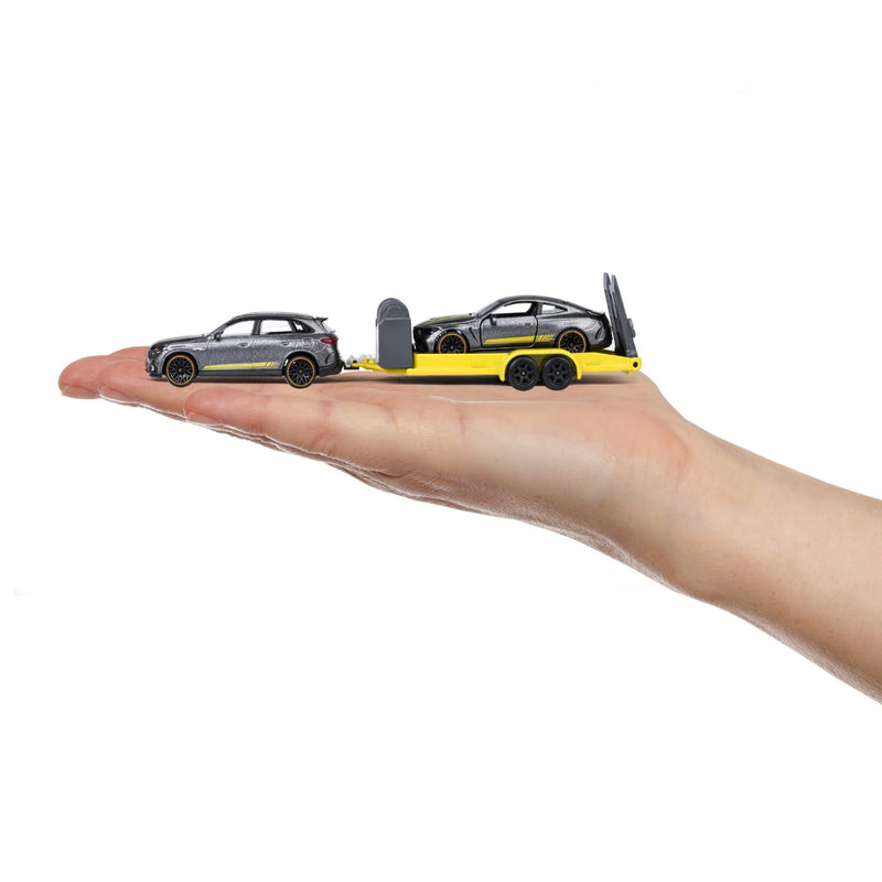 Majorette Mercedes-AMG Deluxe Trailer Playset with Vehicles