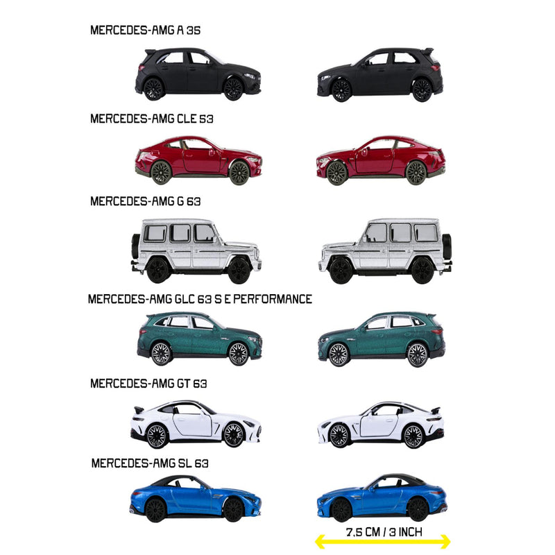 Majorette Mercedes-AMG Premium Cars -Set of 6