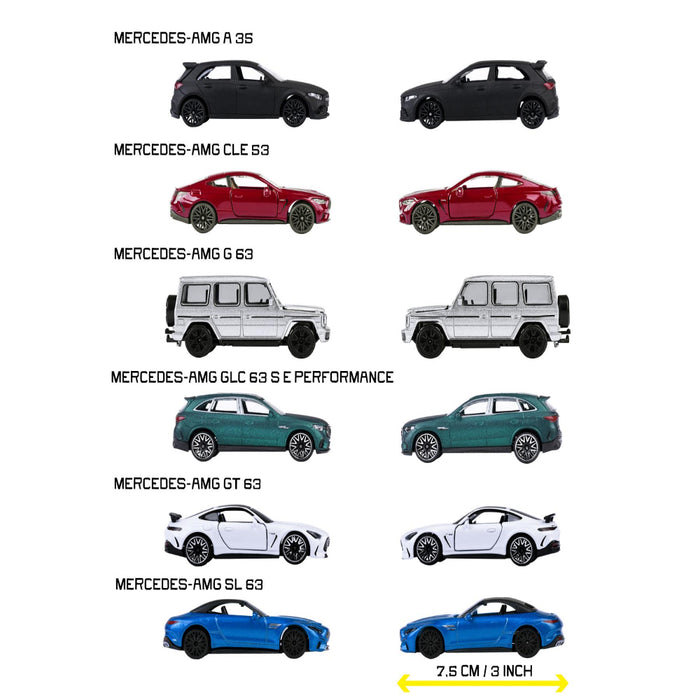 Majorette Mercedes-AMG Premium Cars -Set of 6-Vehicles-Majorette-Toycra