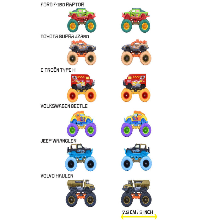 Majorette Monster Rockerz -Set of 6-Vehicles-Majorette-Toycra
