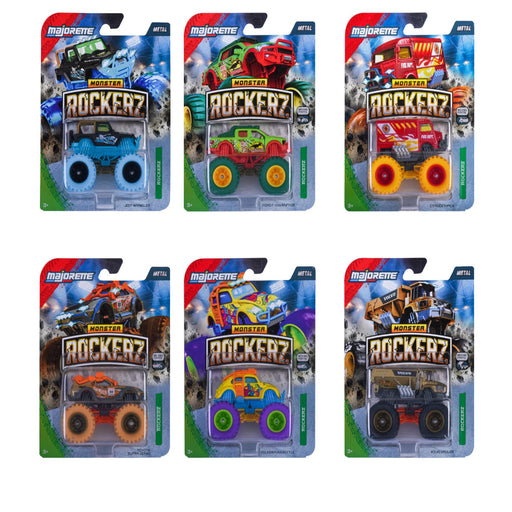 Majorette Monster Rockerz -Set of 6-Vehicles-Majorette-Toycra
