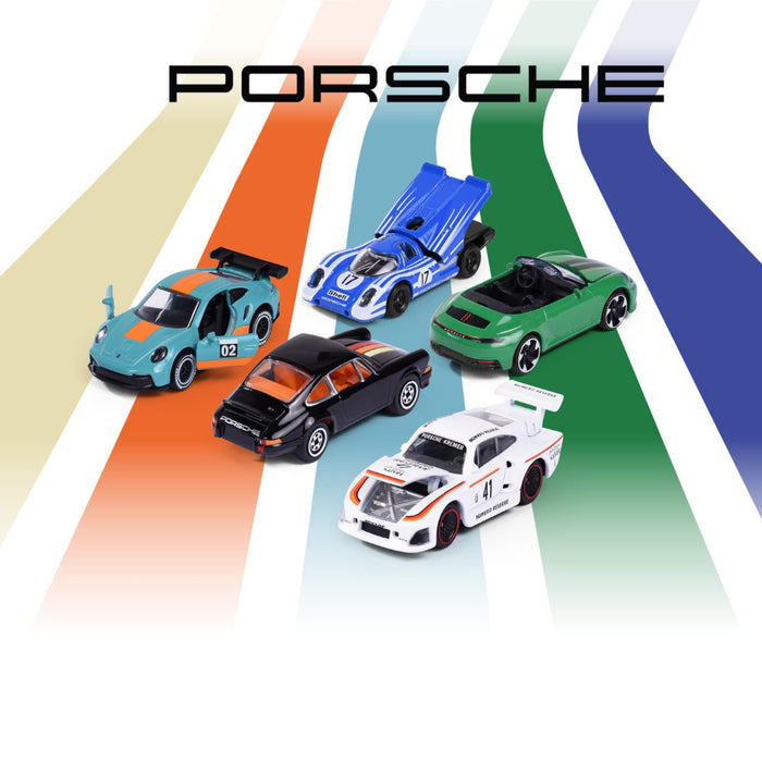 Majorette Porsche 5 Pieces Gift Pack-Vehicles-Majorette-Toycra