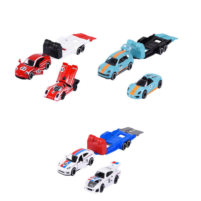 Majorette Porsche Deluxe Trailer-Vehicles-Majorette-Toycra