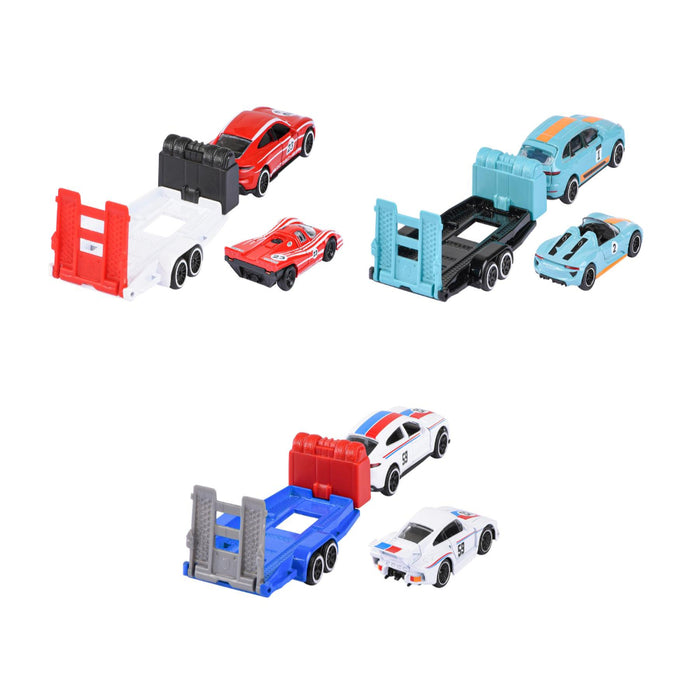 Majorette Porsche Deluxe Trailer-Vehicles-Majorette-Toycra