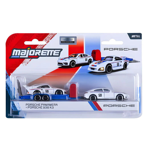 Majorette Porsche Deluxe Trailer-Vehicles-Majorette-Toycra