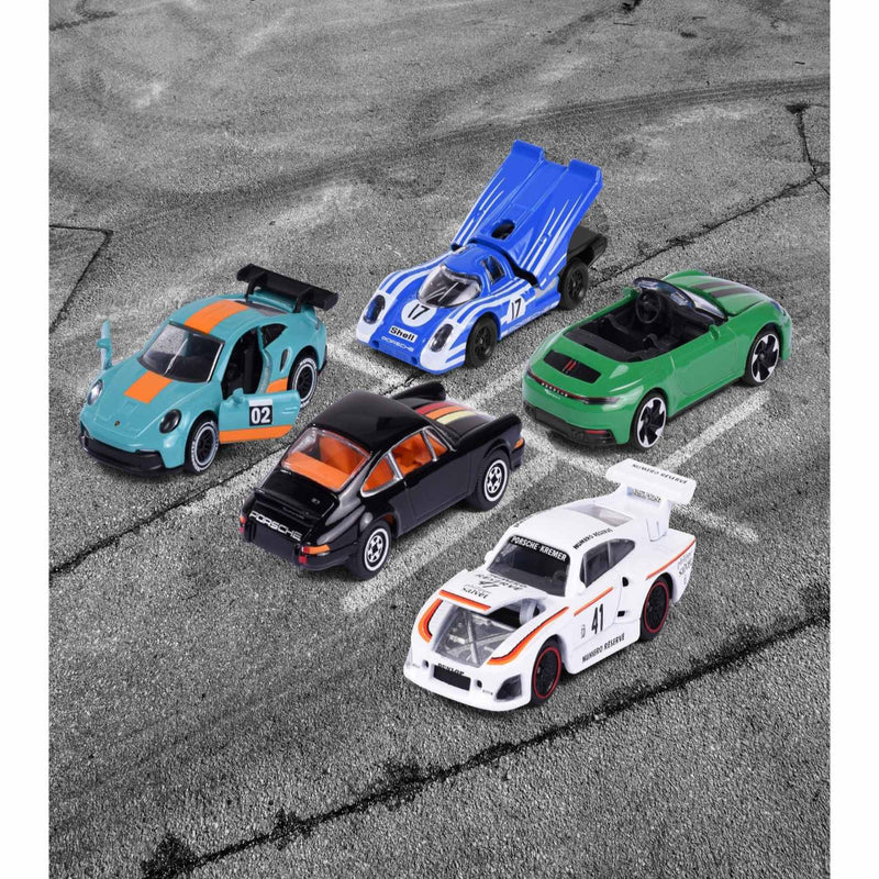 Majorette Porsche Edition 5 Pieces Giftpack
