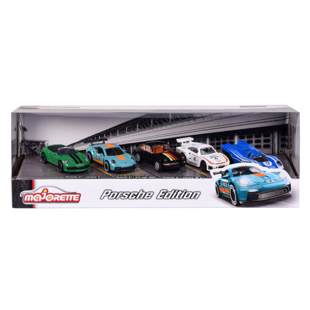 Majorette Porsche Edition 5 Pieces Giftpack — Toycra