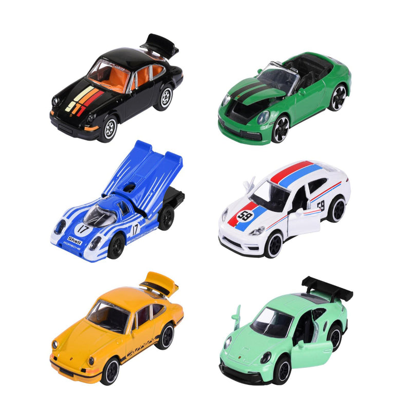 Majorette Porsche Premium Cars - Set of 6