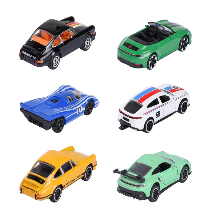 Majorette Porsche Premium Cars - Set of 6-Vehicles-Majorette-Toycra