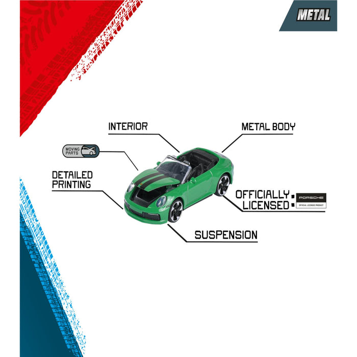 Majorette Porsche Premium Cars - Set of 6-Vehicles-Majorette-Toycra