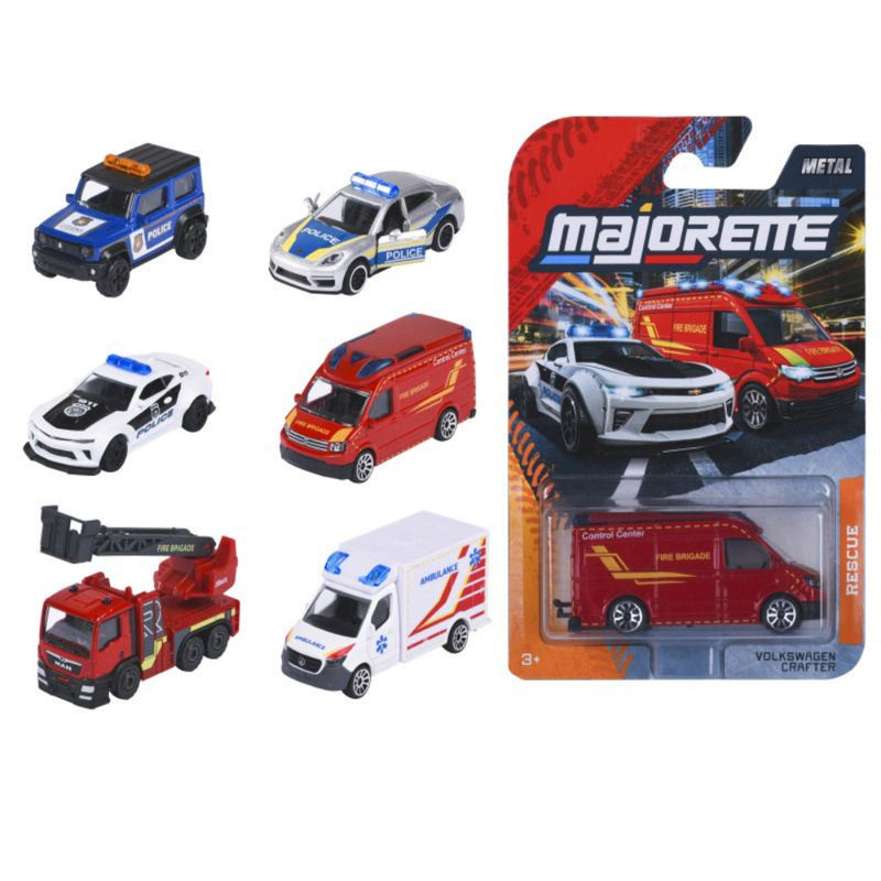 Majorette Premium Emergency Vehicles- Set of 6