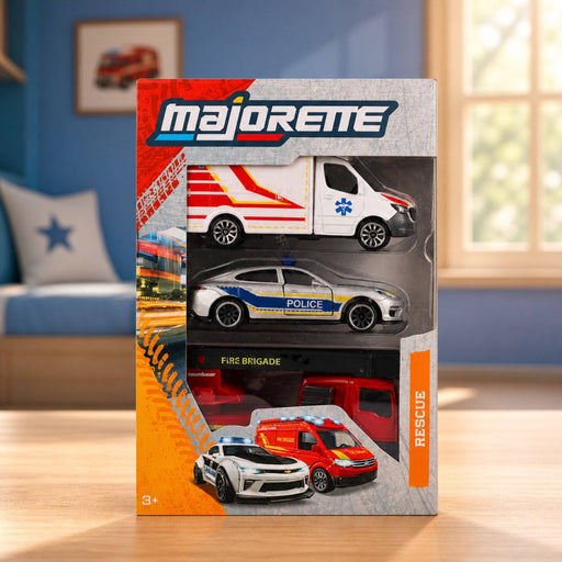 Majorette Rescue 3 Pieces Set