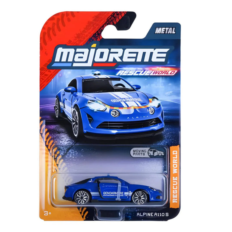 Majorette Rescue World Premium Cars -Set of 6