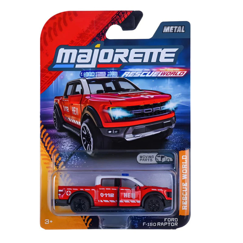 Majorette Rescue World Premium Cars -Set of 6