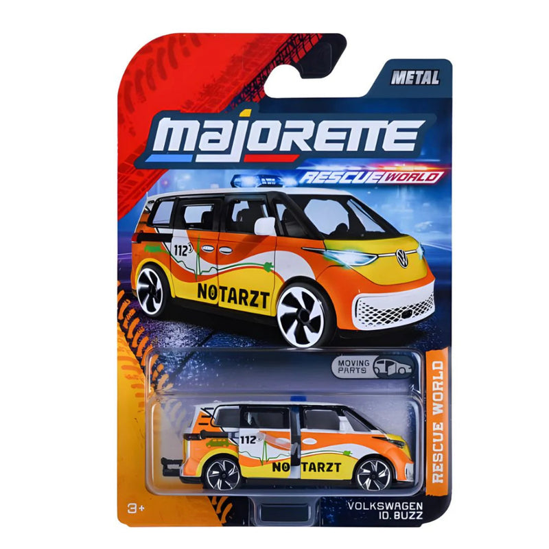 Majorette Rescue World Premium Cars -Set of 6
