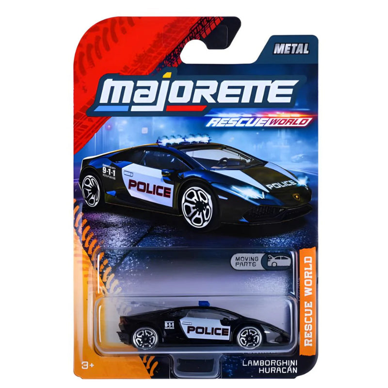 Majorette Rescue World Premium Cars -Set of 6