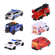 Majorette SOS Rescue Vehicles Set - Pack of 6