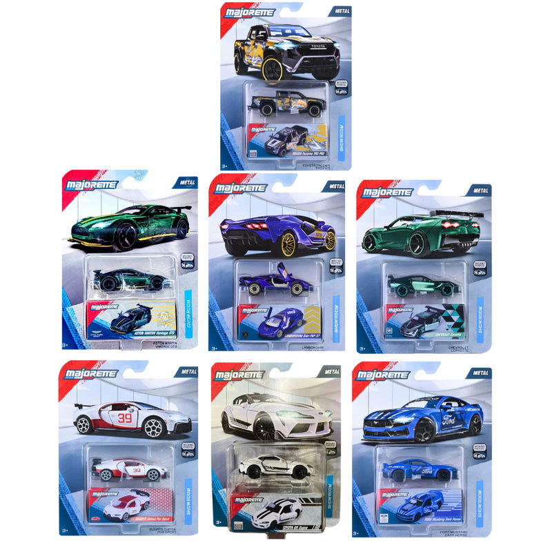 Majorette Showroom Deluxe Car -Set of 7