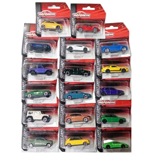 Majorette Street Cars Set of 17 Car (17.2 )-Vehicles-Majorette-Toycra
