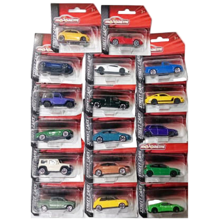 Majorette Street Cars Set of 17 Car (17.2 )-Vehicles-Majorette-Toycra