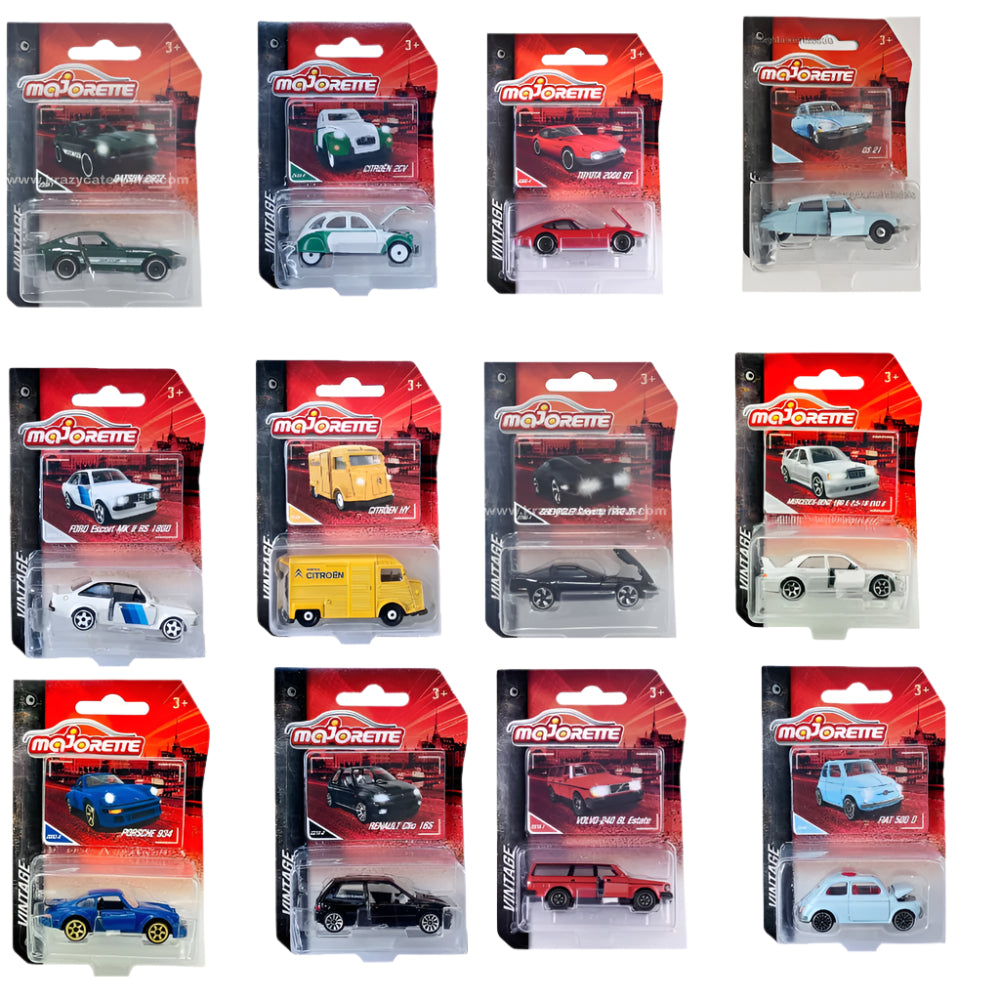 Majorette Vintage Car Set of 12 | Buy Online at Toycra