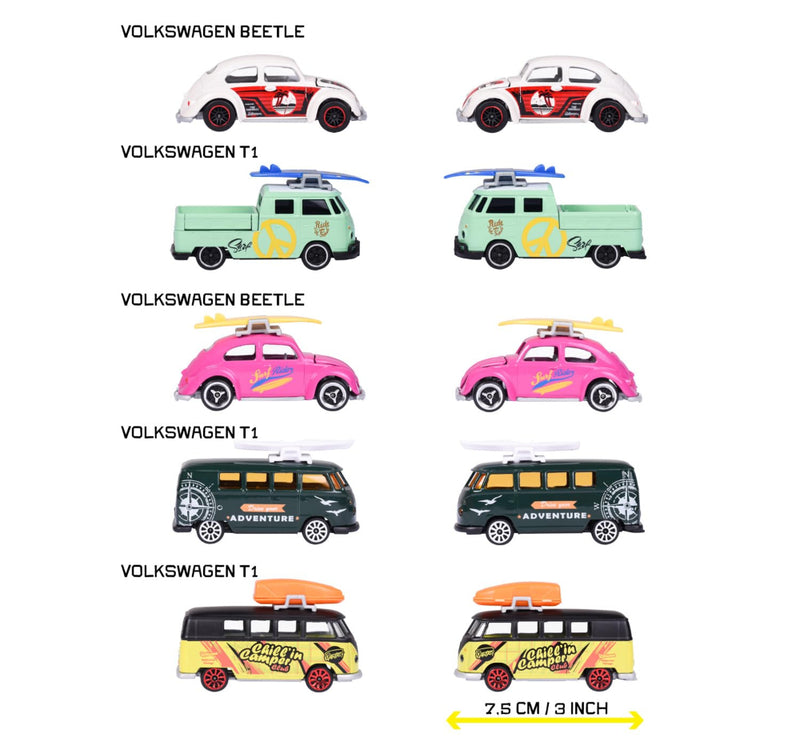 Majorette Volkswagen 5 Pieces Gift Pack