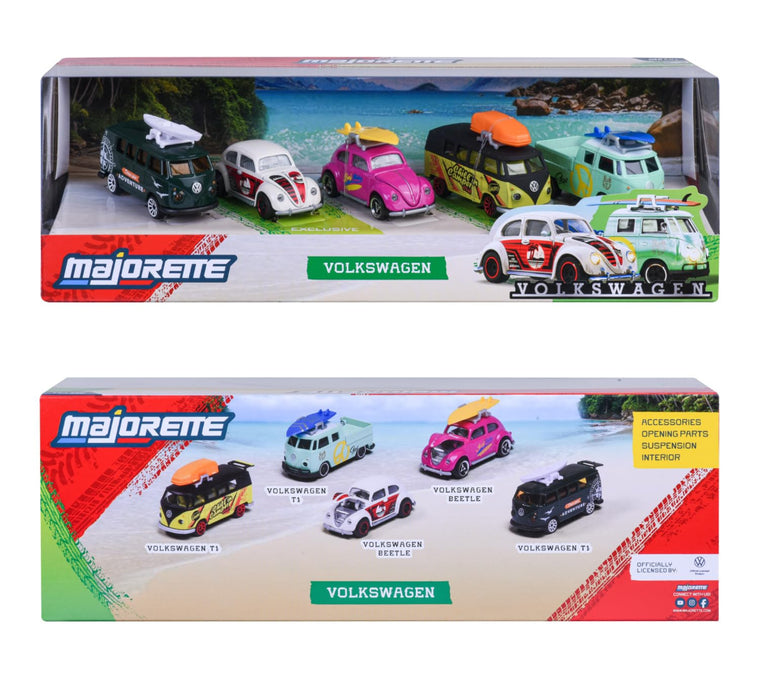 Majorette Volkswagen 5 Pieces Gift Pack-Vehicles-Majorette-Toycra
