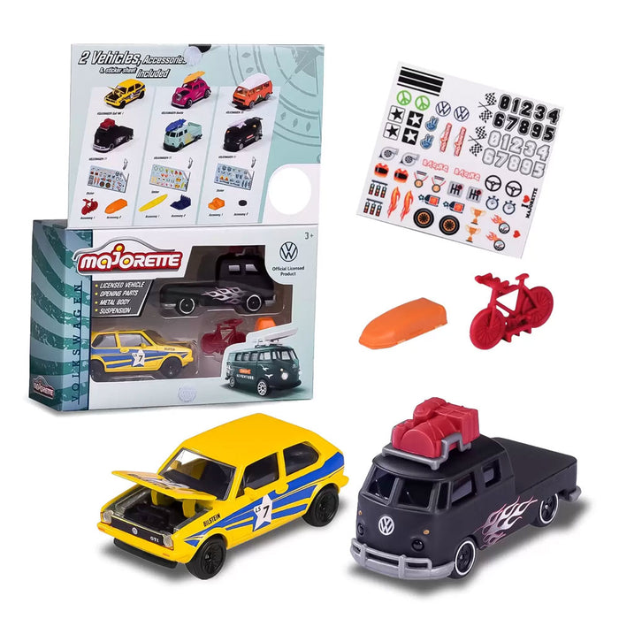 Majorette Volkswagen The Originals 2 Vehicle Set-Vehicles-Majorette-Toycra