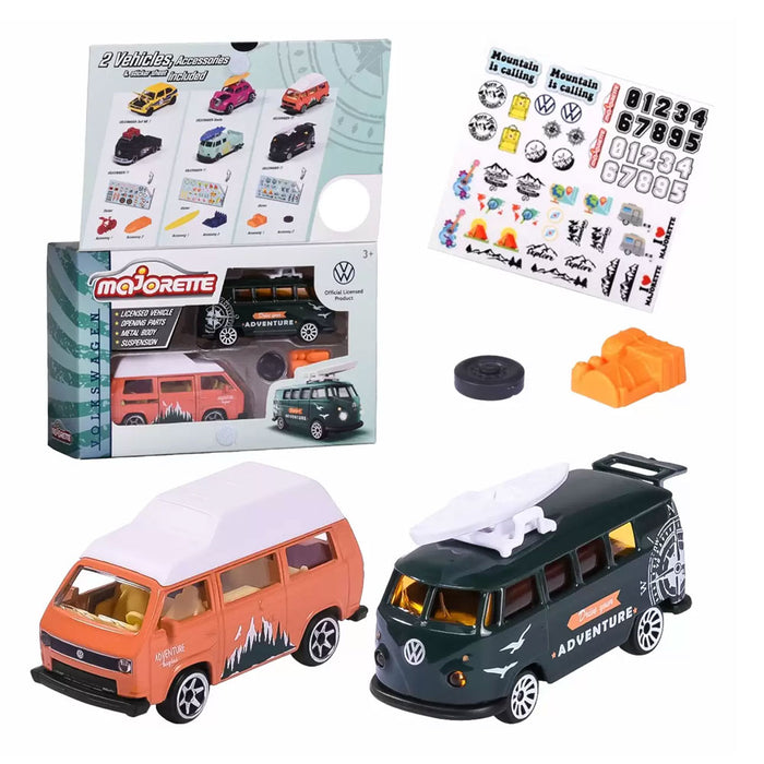Majorette Volkswagen The Originals 2 Vehicle Set-Vehicles-Majorette-Toycra