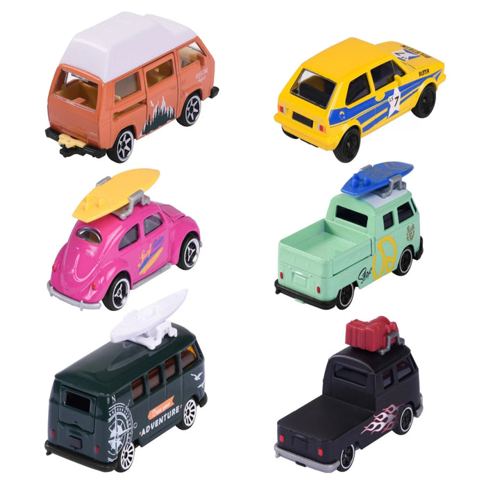 Majorette Volkswagen The Originals Premium Cars - Set of 6-Vehicles-Majorette-Toycra