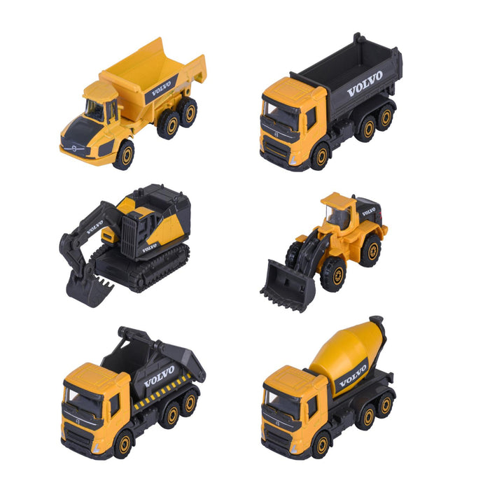 Majorette Volvo Construction 3 Pieces Set-Vehicles-Majorette-Toycra