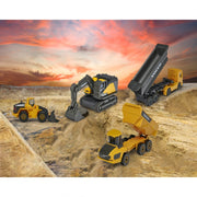 Majorette Volvo Construction 4 Pieces Giftpack