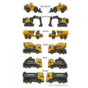 Majorette Volvo Construction Series - Pack of 6