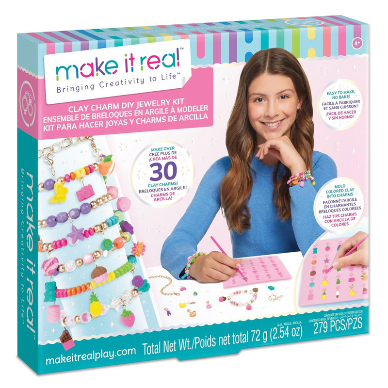Make It Real Clay Charm Diy Jewelry Kit