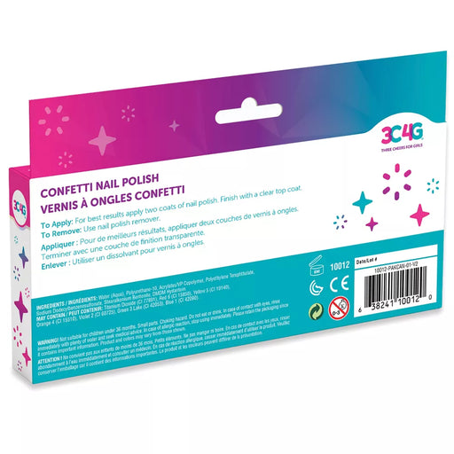 Make It Real Confetti Nail Polish Kit-Arts & Crafts-Make It Real-Toycra