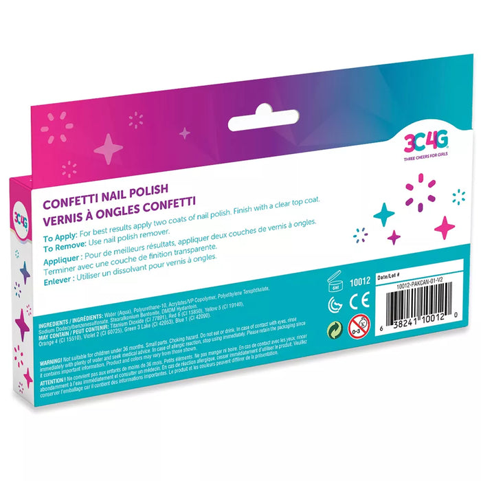 Make It Real Confetti Nail Polish Kit-Arts & Crafts-Make It Real-Toycra