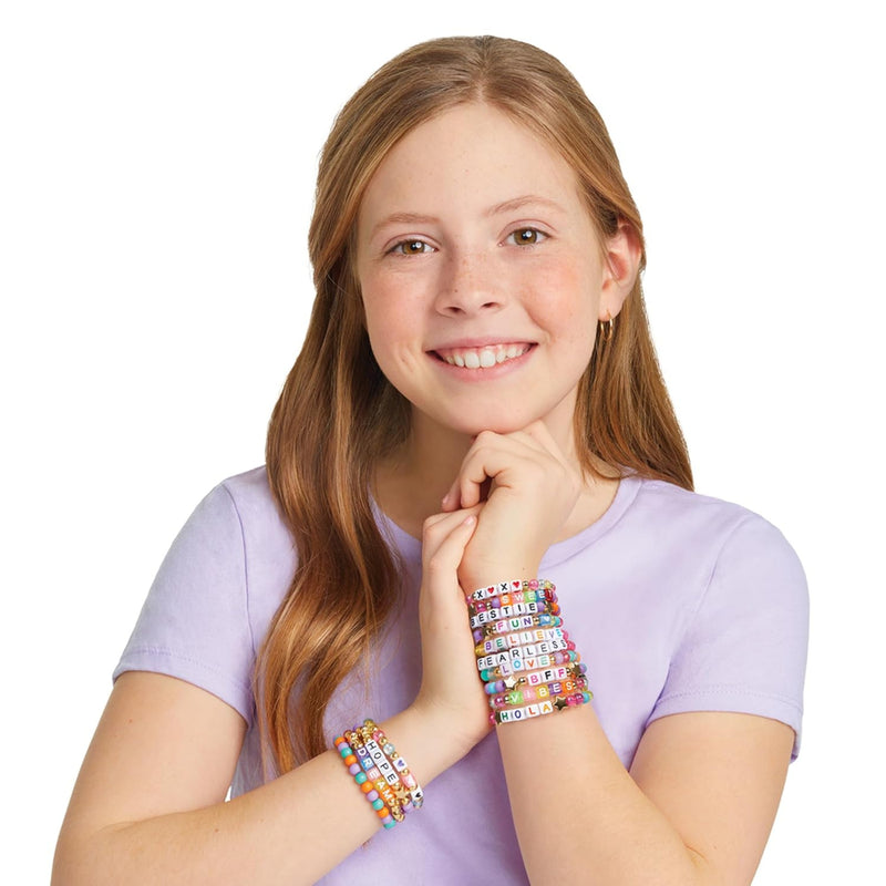 Make It Real DIY Toys Set - Say Yes! Alphabet Bead Bracelet Set