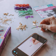 Make It Real Gold-Link Suede Bracelets