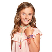 Make It Real Gold-Link Suede Bracelets