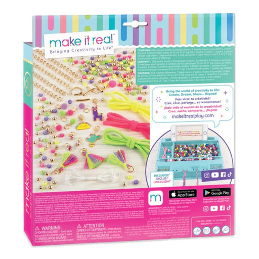 Make It Real Neo-Brite Chains & Charms-Arts & Crafts-Make It Real-Toycra