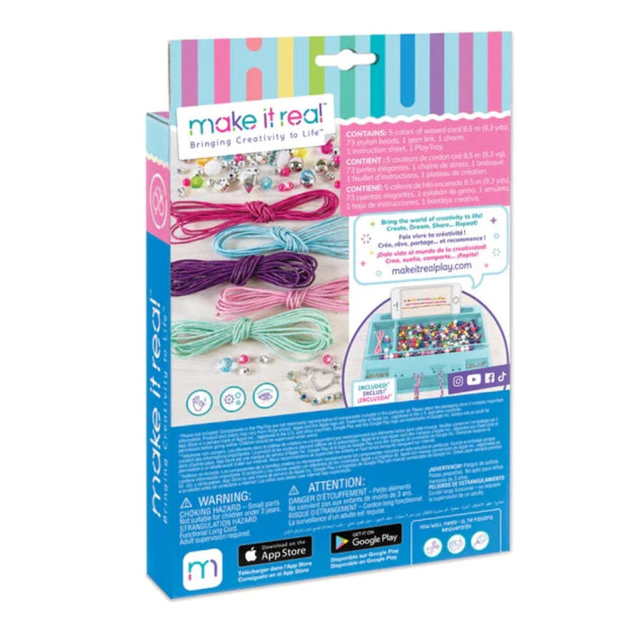 Make It Real Rainbow Bling Bracelets-Arts & Crafts-Make It Real-Toycra