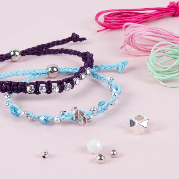 Make It Real Rainbow Bling Bracelets-Arts & Crafts-Make It Real-Toycra
