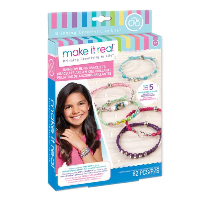 Make It Real Rainbow Bling Bracelets